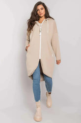 Relevance Womens sweatshirt with an extended cut  Adomoo